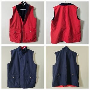 Chaps Reversible Sporty/Outdoor Vest Size M/L